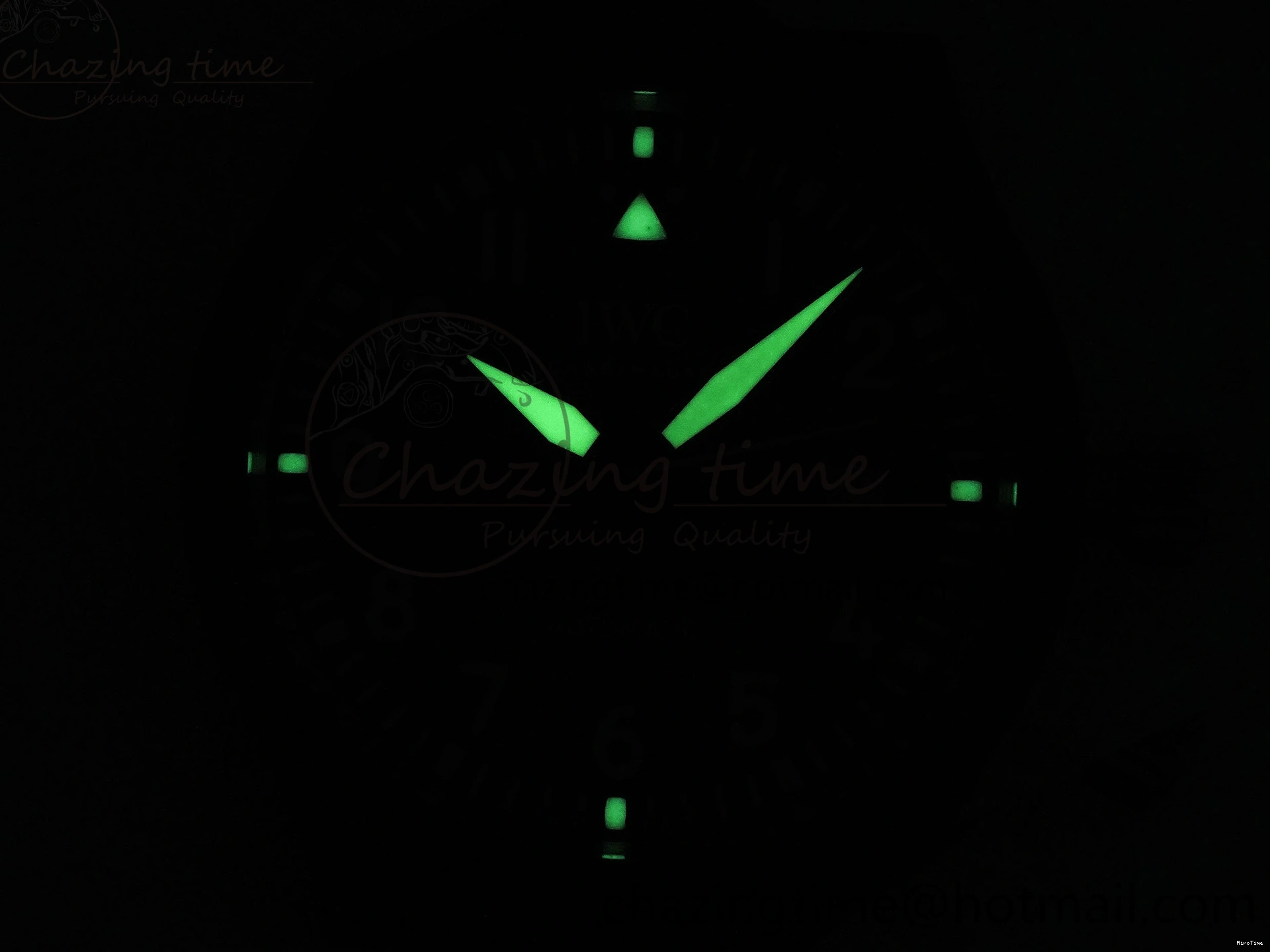 MIROTIME 0206 Original Pilot’s Watch Laureus Blue Ceramic IW328101 ZF 1:1 Best Edition on Blue Nylon Strap A 7027